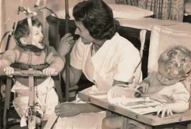 Children receiving treatment, City General Hospital and (later known as the Northern General Hospital), Fir Vale