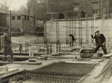 Construction at the Children's Hospital, Western Bank