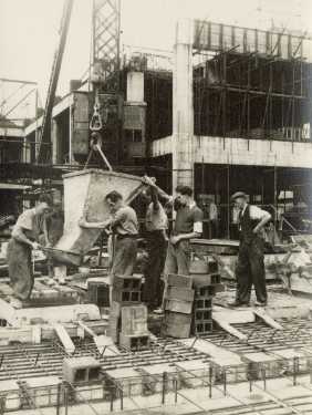 Construction at the Children's Hospital, Western Bank