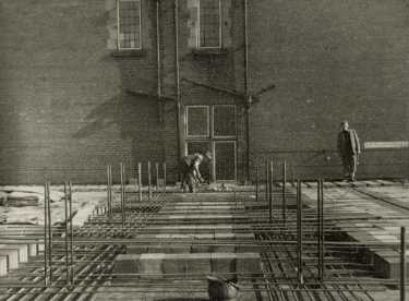 Construction at the Children's Hospital, Western Bank