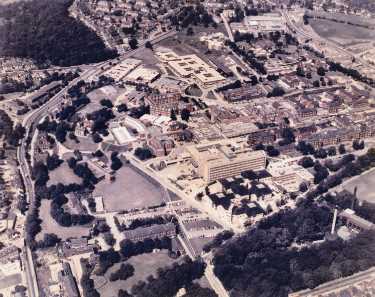 Aerial view, Northern General Hospital, Fir Vale