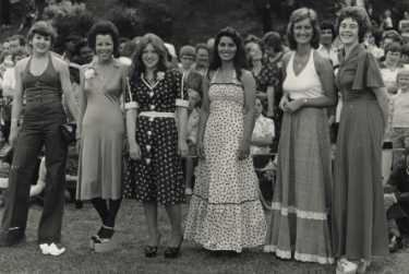 Miss Northern General Hospital competition, Hospital garden fete, Northern General Hospital, Fir Vale, c.1980s