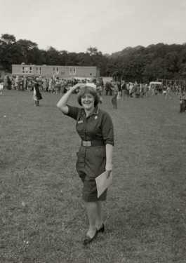 Sister Kath Parker, Hospital garden fete, Northern General Hospital, Fir Vale