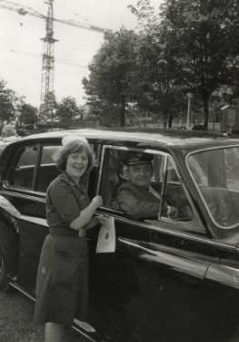 Sister Kath Parker, Hospital garden fete, Northern General Hospital, Fir Vale