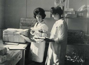Sterile store, old Central Sterile Services Department (CSSD), City General Hospital (latterly the Northern General Hospital), Fir Vale