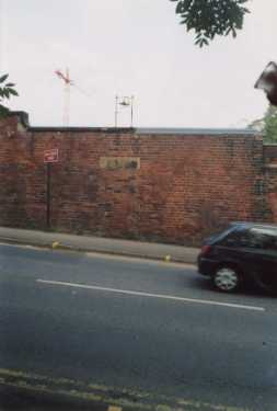Bricked up vagrants entrance on Herries Road, Northern General Hospital, Fir Vale