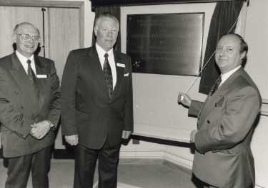 Official opening of the Medical Education Centre, Northern General Hospital, Fir Vale by (right) Dr Kenneth C. Calman, Chief Medical Officer, Department of Health