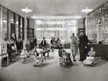 Childrens' play area in new extension, Sheffield Children's Hospital, Western Bank