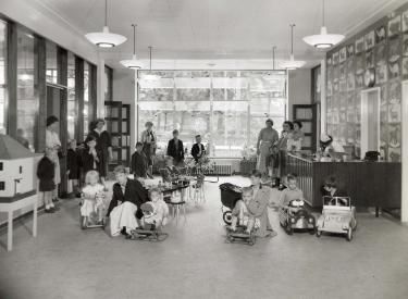 Childrens' play area in new extension, Sheffield Children's Hospital, Western Bank