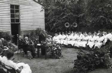 Event in the presence of the Lord Mayor, Alderman Albert Ballard and Lady Mayoress, Mrs Ballard, School of Physiotherapy, Westbourne [House], Collegiate Crescent, 1957-58