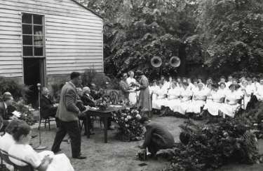 Event in the presence of the Lord Mayor, Alderman Albert Ballard and Lady Mayoress, Mrs Ballard School of Physiotherapy, Westbourne [House], Collegiate Crescent, 1957-58