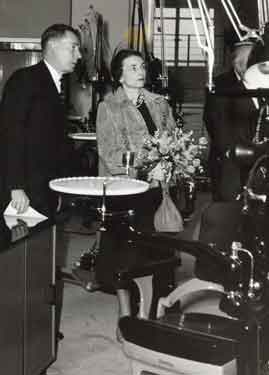 HRH Princess Alice, Duchess of Gloucester visiting the Charles Clifford Dental Hospital, Wellesley Road  
