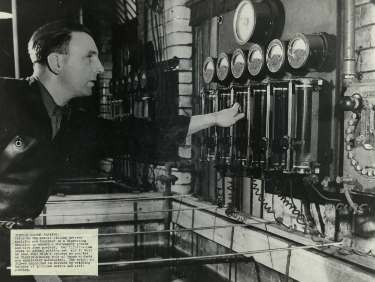 Electro silver plating at Walker and Hall Ltd., Electro Works, junction of Howard Street and Eyre Street