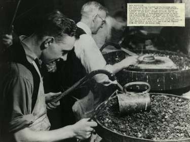 Soldering together of various parts, Walker and Hall Ltd., Electro Works, junction of Howard Street and Eyre Street
