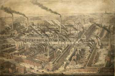 View of the Cyclops Steel and Iron Works, Sheffield belonging to Charles Cammell and Co.Limited