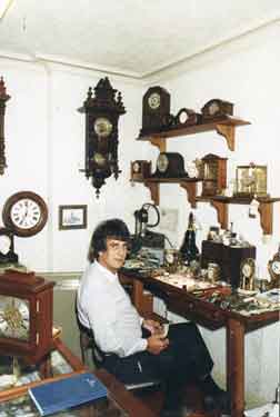 Terry Kimber, watchmaker, Abbey Lane