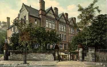 Sheffield High School for Girls, Rutland Park off Clarkehouse Road