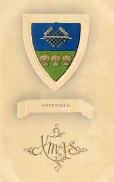 City of Sheffield coat of arms - Christmas card