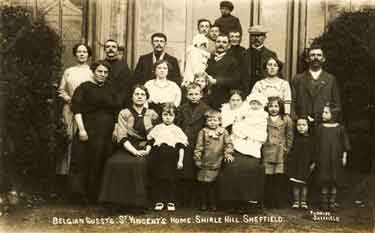 Belgian guests, St Vincent's Home, Shirle Hill, Sheffield