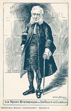 Sir Henry Stephenson as Sir Roger De Coverley, by Willis Eadon