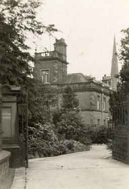 Entrance gateway to the Home for the Orphan Girls of Teachers, Tapton Grange, Tapton Park Road, opened 23rd August 1928
