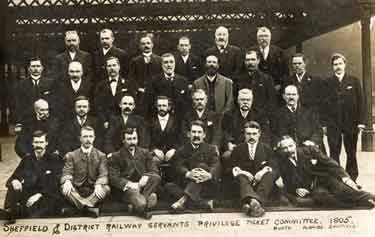 Privilege Ticket Committee, Sheffield and District Railway Servants
