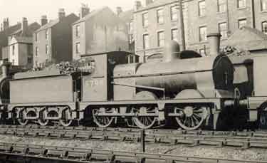 London and North Eastern Railway steam locomotive No. 5798 at the Sheffield Midland railway station 