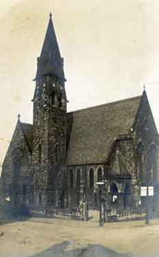 Cemetery Road Congregational Church, junction of Cemetery Road and (left) Summerfield Street
