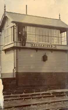 Sheffield No, 1 signal box at unidentified station