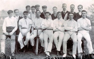 Unidentified cricket team