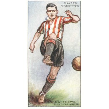 Vincent 'Vince' Matthews (1896 - 1950), Sheffield United Football Club (1927 - 1931)