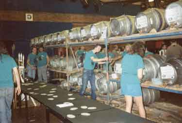 Sheffield CAMRA (Campaign for Real Ale) Beer Festival, [held at the Students Union, Sheffield Polytechnic, Pond Street]