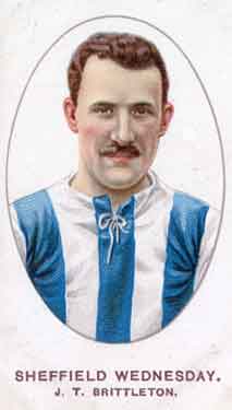 John Thomas Brittleton (1882 - 1955), Sheffield Wednesday Football Club (1905 - 1920)