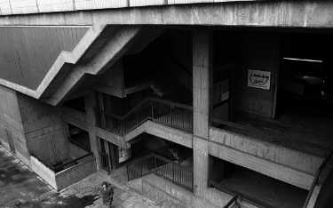 Staircases below the Top Rank, nightclub, c.1970s