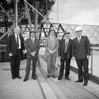 Topping out ceremony, Meadowhall Shopping Centre