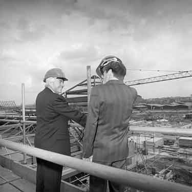 Topping Out ceremony, Meadowhall Shopping Centre