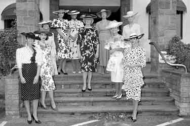 Fashion show, Baldwin's Omega Restaurant, Brincliffe Hill, off Psalter Lane, Nether Edge