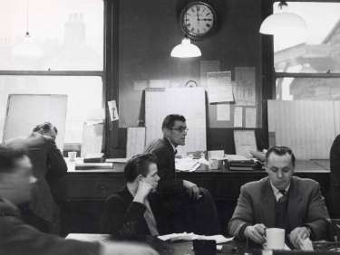 Forwarding office, Bridgehouses Goods Depot, c.1960