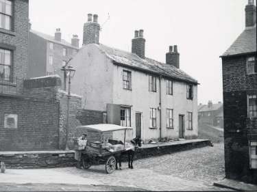 Housing on Bridgehouses at junction (right) with Oborne Street