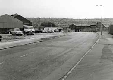 Woodbourn Road, Darnall showing the Wybourn Estate in the distance