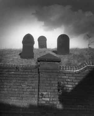 Gravestones in Attercliffe Cemetery, off Attercliffe Road