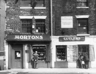 Morton's cutlers, Nos. 100 - 104 West Street