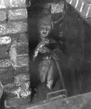 Brass boy bust, casting, the Brass Foundry, Carver Lane