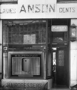 Anson, ladies and gents hairdressers, No. 141 Upperthorpe Road