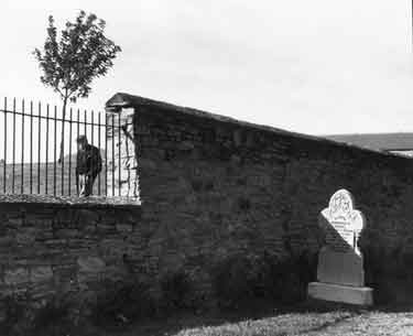 Gravestone in unidentified cemetery