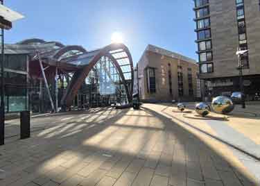 Sheffield Photographic Society Collection: Shadow forms a pathway to Winter Garden