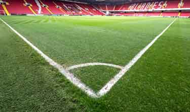 Sheffield Photographic Society Collection: Sheffield United Football Club, Bramall Lane, corner