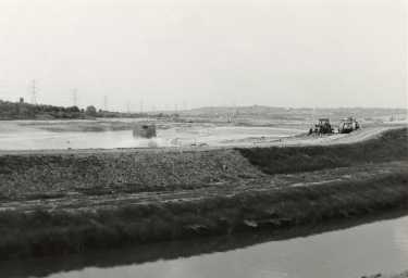 Site restoration at Meadowgate opencast site for Rother Valley Country Park