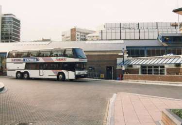 National Express Rapide coach, Pond Street Bus Station, Sheffield [Transport] Interchange