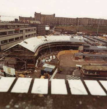 Construction of Sheffield [Transport] Interchange / Archway Shopping Centre, Pond Street bus station